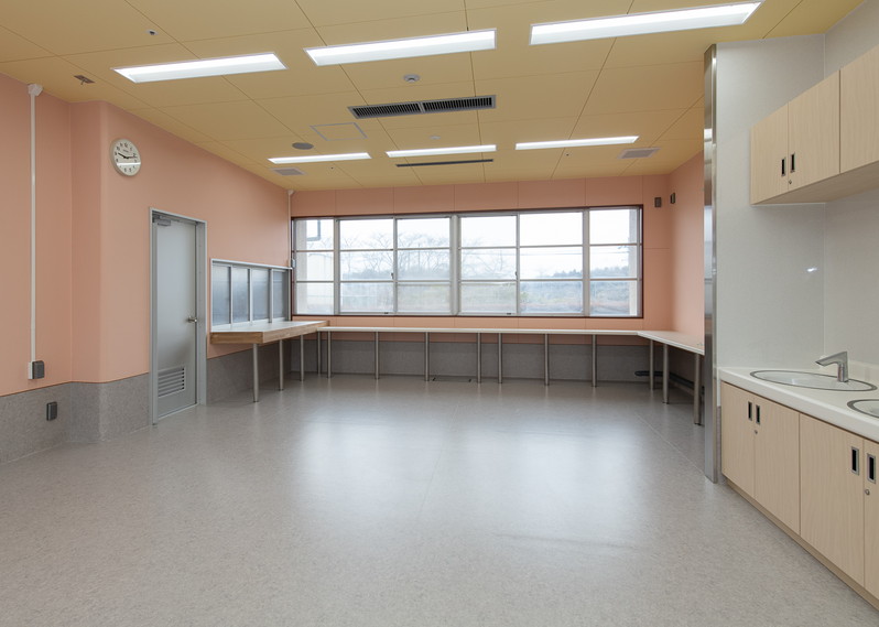 重度棟 1 寮内部 食堂